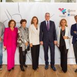 Momento de la presentación del Instituto, con Maria Dolores de Cospedal y Carmen Riolobos a la cabeza