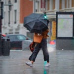 Temporal de viento y lluvia en España