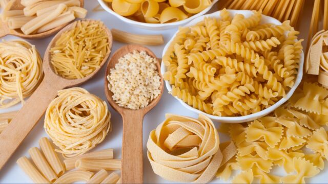 Distintos tipos de pasta
