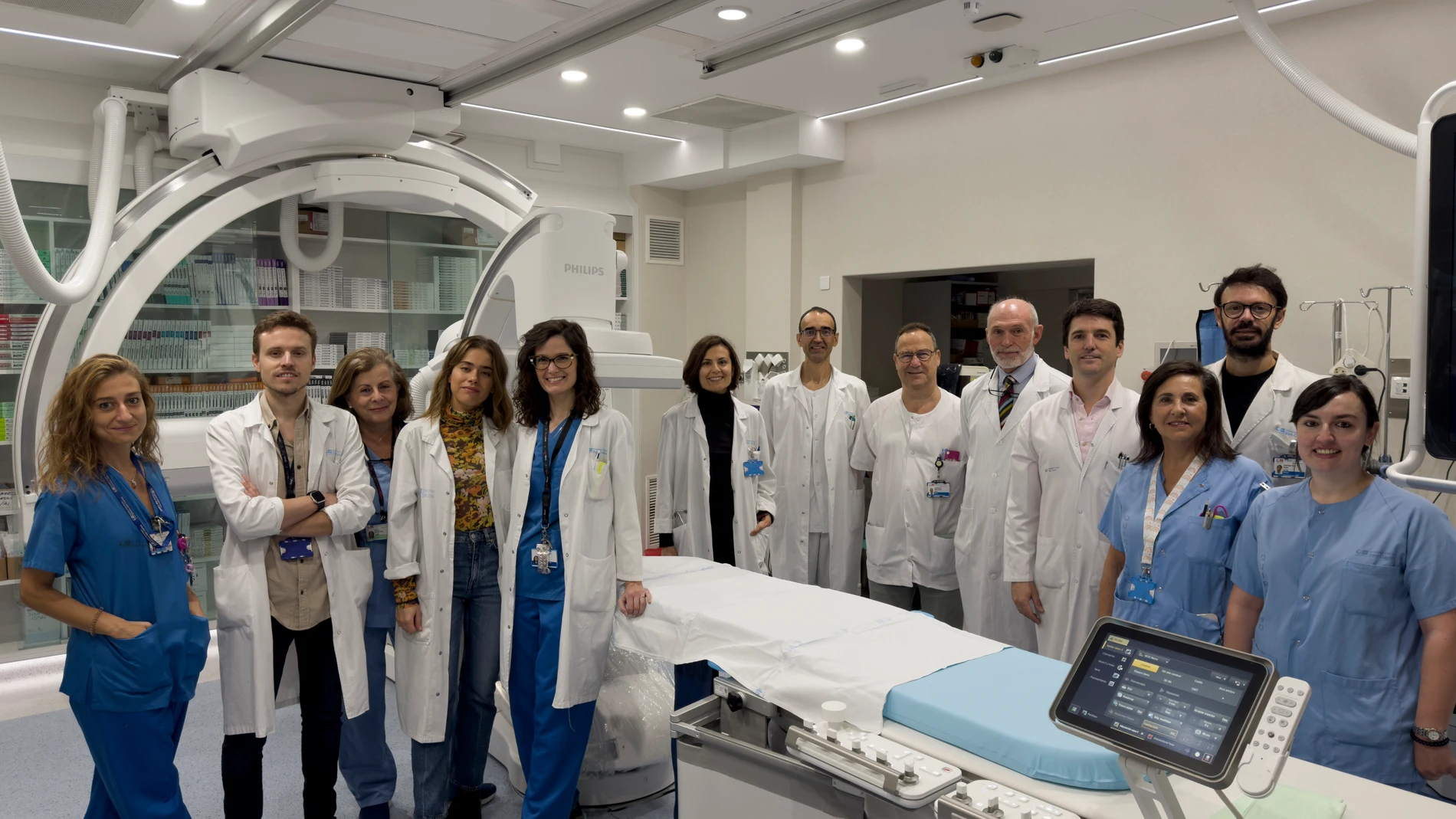 Servicio de Neurorradiología Intervencionista y Patología Cerebrovascular del Hospital Clínico San Carlos, de Madrid