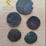 Algunas de las monedas recuperadas
