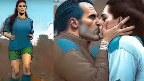 El beso de Rubiales a Jenni Hermoso recreado por la banda neerlandesa Within Temptation