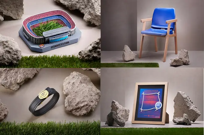 Los recuerdos del Camp Nou ya están a la venta: asientos, diamantes, redes, ...