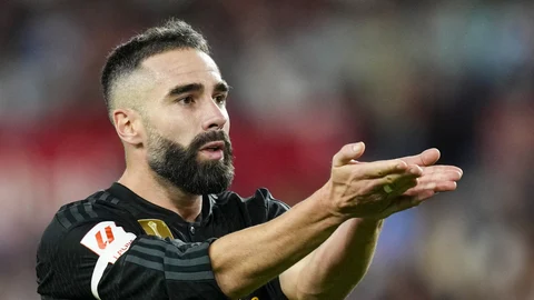 Dani Carvajal, en el último partido de Liga ante el Sevilla