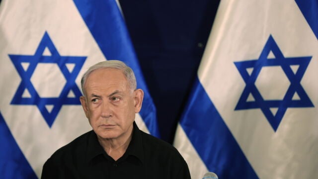 Israel's prime minister, defense minister hold press conference in Tel Aviv