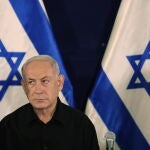 Israel's prime minister, defense minister hold press conference in Tel Aviv