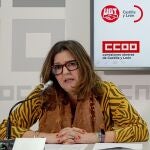 La secretaria de Políticas Sociales e Igualdad de UGTCyL, Victoria Zumalacárregui