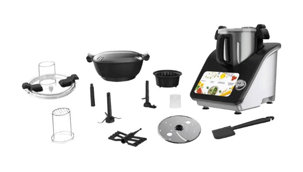 El robot de cocina de Aldi con sus múltiples accesorios
