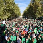 Más de 46.500 personas han participado en la XII Marcha contra el Cáncer de Valladolid