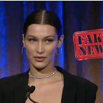 Vídeo deepfake de la modelo estadounidense Bella Hadid, en el que se disculpa por sus "comentarios pasados" sobre Israel