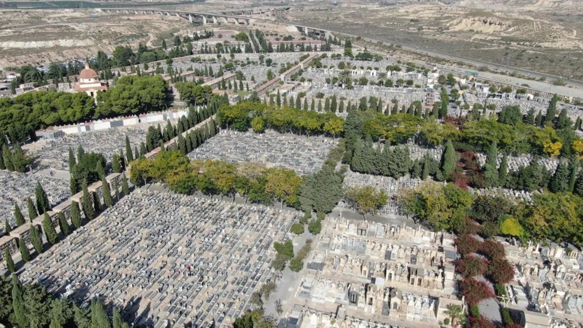 Imagen del cementerio municipal de Alicante.