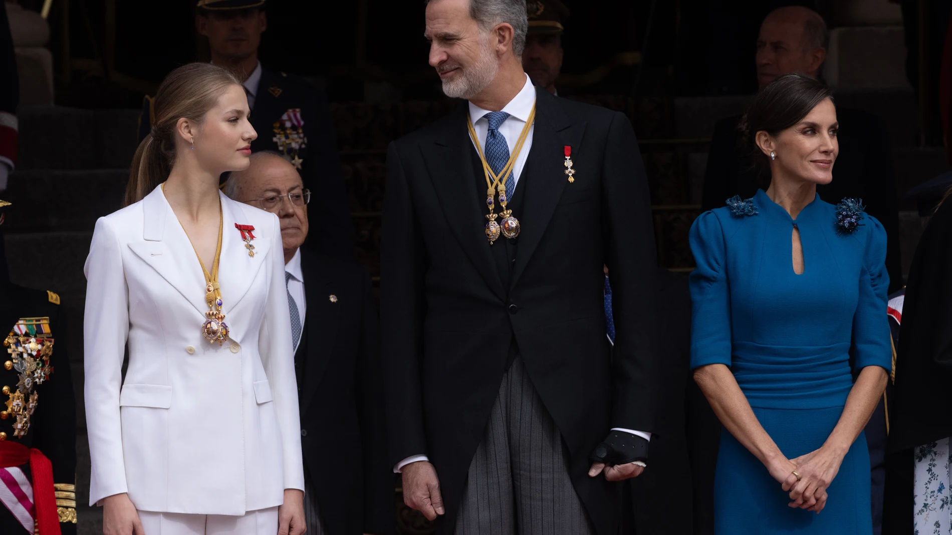 Exterior del Congreso de los Diputados el día de la Jura de la Constitución de la Princesa de Asturias @Gonzalo Pérez Mata