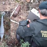 Artefactos explosivos hallados en el Monte la Reina (Zamora)
