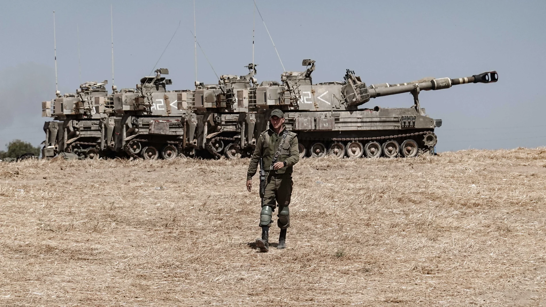 May 16, 2021, Eshkol Regional Council, Israel: IDF ground forces deployed along the Gaza Strip border in Israel's Guardian of the Walls military operation in Gaza. The military conflict, now in its 7th day, began following a salvo of rockets fired by Gaza's Hamas terror group towards Jerusalem. (Foto de ARCHIVO)16/05/2021