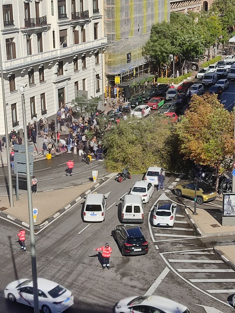 Atasco en Alonso Martínez