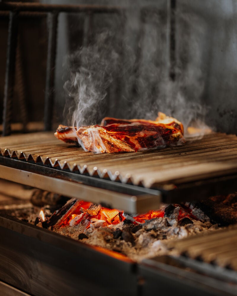 Carnes a la brasa en Restaurante Lobo