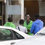 Inmigrantes alojados en Torrox (Málaga)
