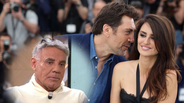 Penélope Cruz y Javier Bardem con Joaquín Torres