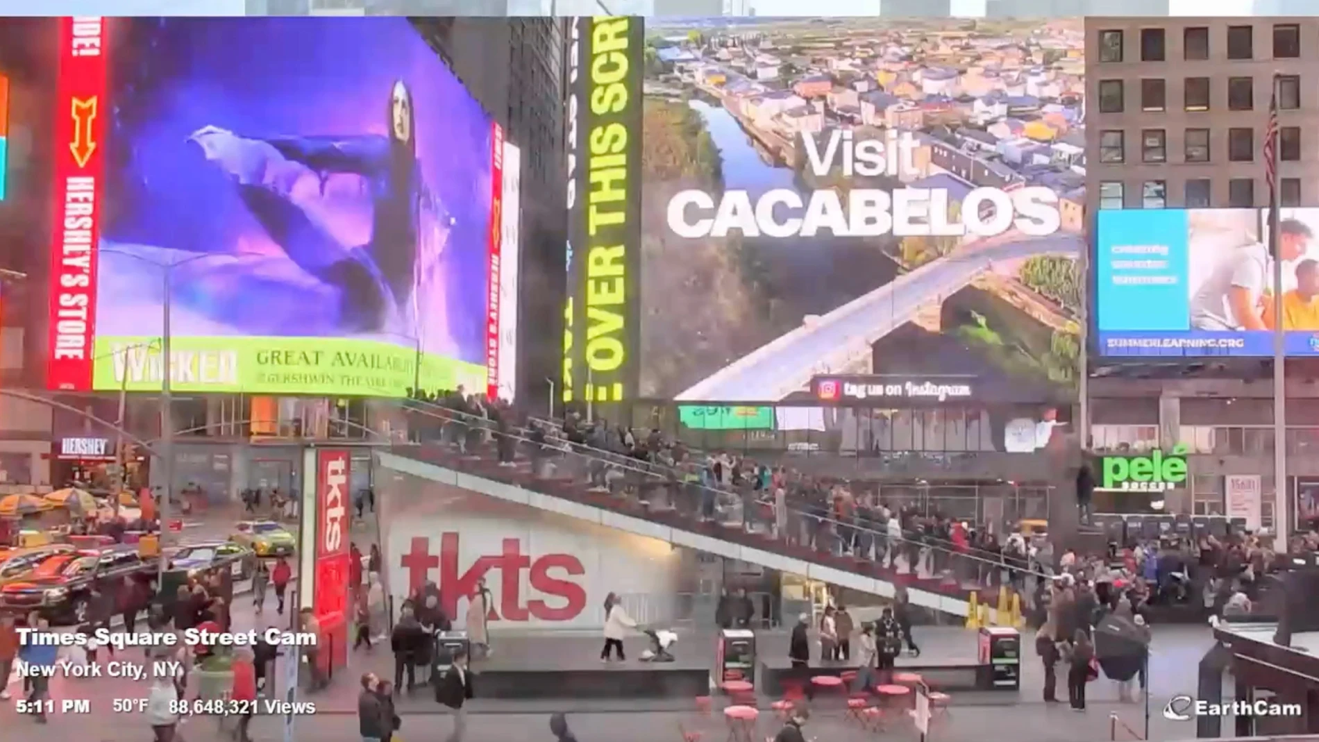Vídeo de "Visit Cacabelos" en Times Square