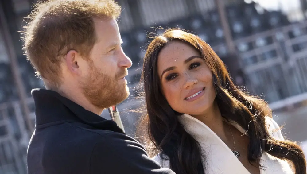 Prince Harry and Meghan Markle, Duke and Duchess of Sussex visit the track and field event at the Invictus Games in The Hague, Netherlands.