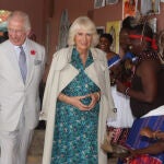 Camila Parker y el Rey Carlos III en Kenia