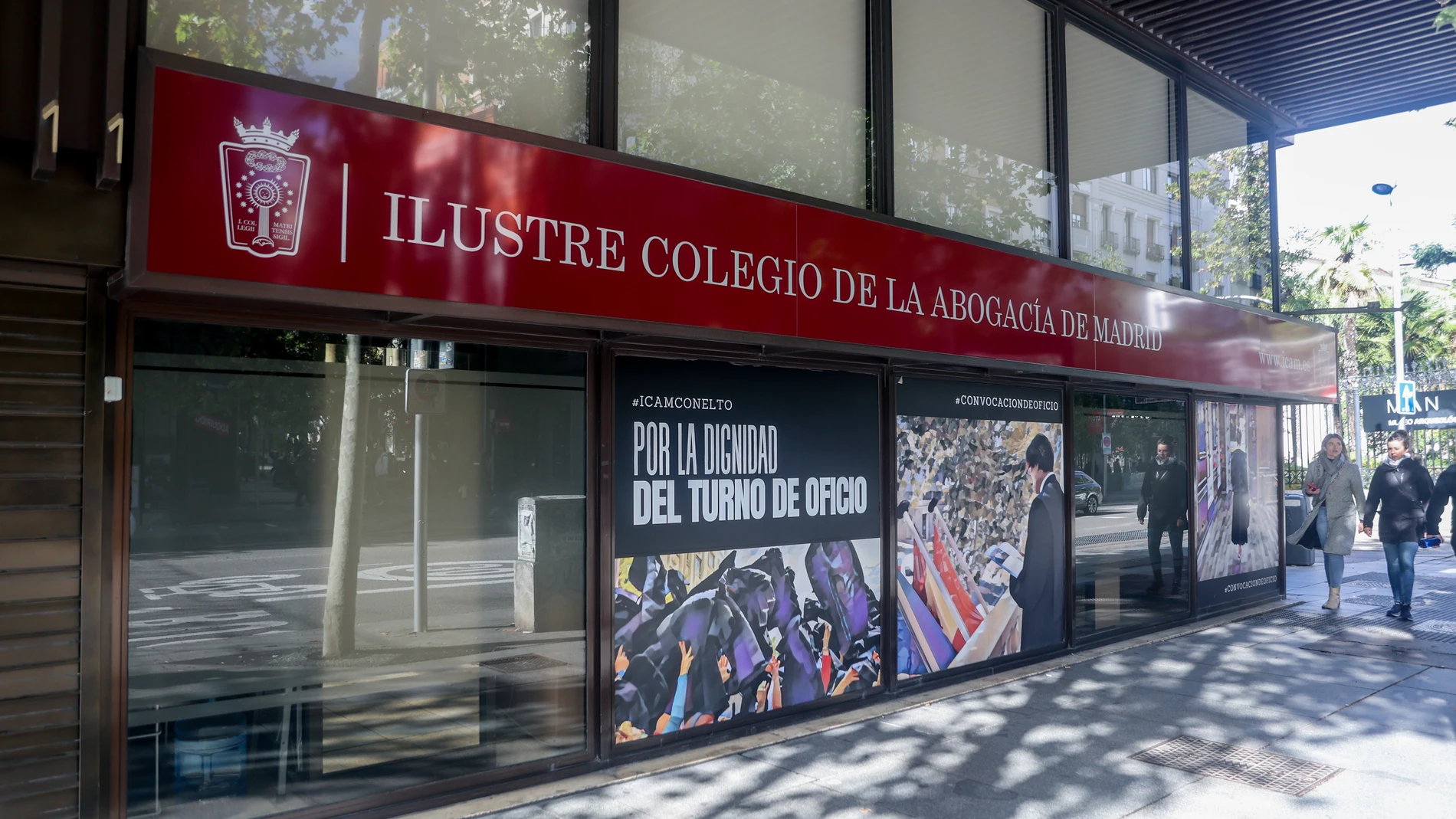 Fachada del Colegio de la Abogacía de Madrid (ICAM), a 5 de noviembre de 2023, en Madrid (España). El Colegio de la Abogacía de Madrid (ICAM) ha presentado esta semana para el próximo ejercicio, un presupuesto equilibrado en 31,5 millones de euros, un 1,6% más que el año anterior sin subir las cuotas colegiales. El documento, que incluye la adquisición de la totalidad del edificio que alberga actualmente su sede, refuerza además el compromiso social de la Corporación y su apuesta por la forma...
