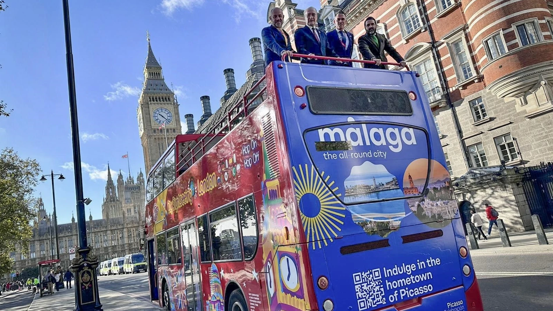 Los autobuses turísticos de Londres muestran al Picasso más malagueño