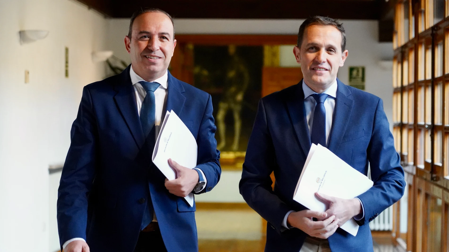 Conrado Íscar y Víctor Alonso presentan los Presupuestos de la Diputación de Valladolid