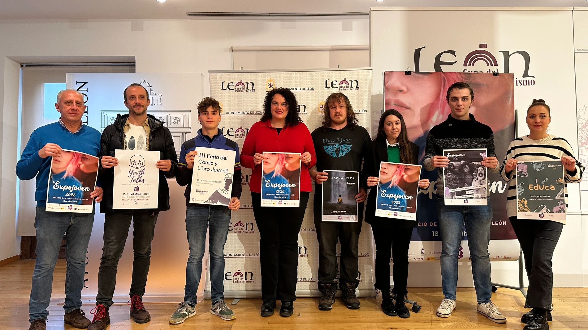 Presentación de una nueva edición de Expojoven en León