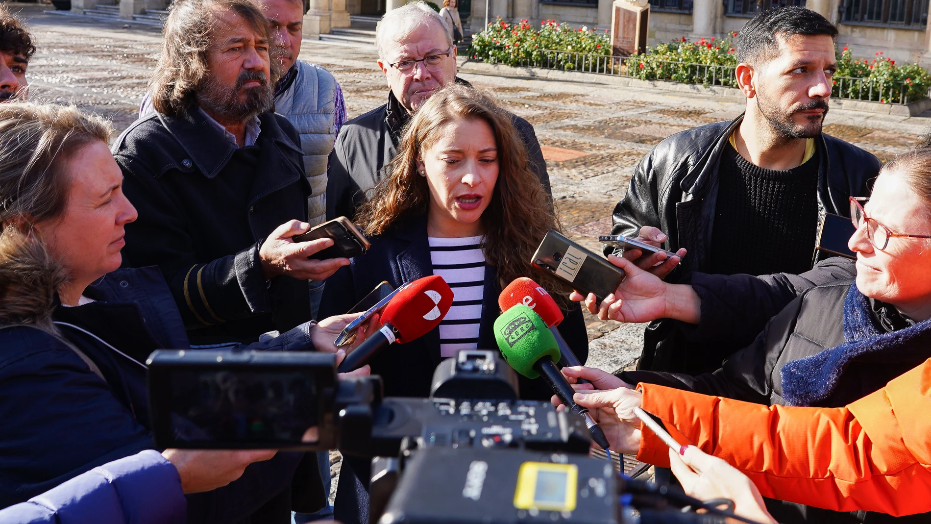 Ester Muñoz comparece ante los medios