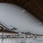 Con 124 metros de largo se trata de una de las aeronaves más grandes de la historia