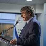 Puigdemont en rueda de prensa