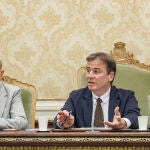 Borja Suárez preside el pleno de la Diputación de Burgos