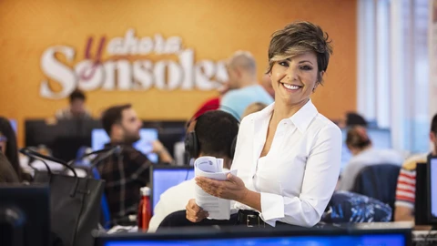 Sonsoles Ónega en los estudios de Atresmedia