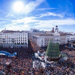 Manifestación del 12 de Noviembre en la Puerta del Sol contra la amnistía @Gonzalo Pérez Mata 