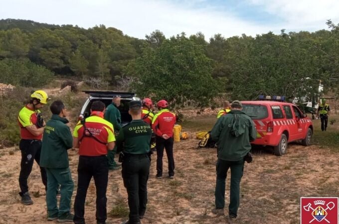 Localizan sin vida al hombre desaparecido en una zona de difícil acceso en Ibiza