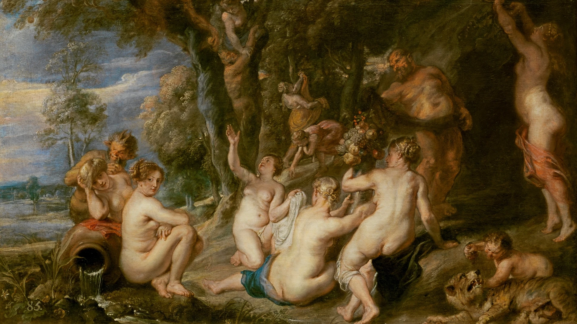 Rubens retrató así a estas mujeres en su óleo «Ninfas y sátiros» (1615)
