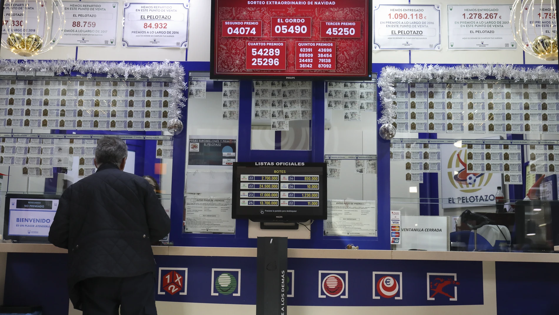 Administraciones prevén igualar en 2023 el nivel de ventas "récord" de la Lotería de Navidad del año anterior