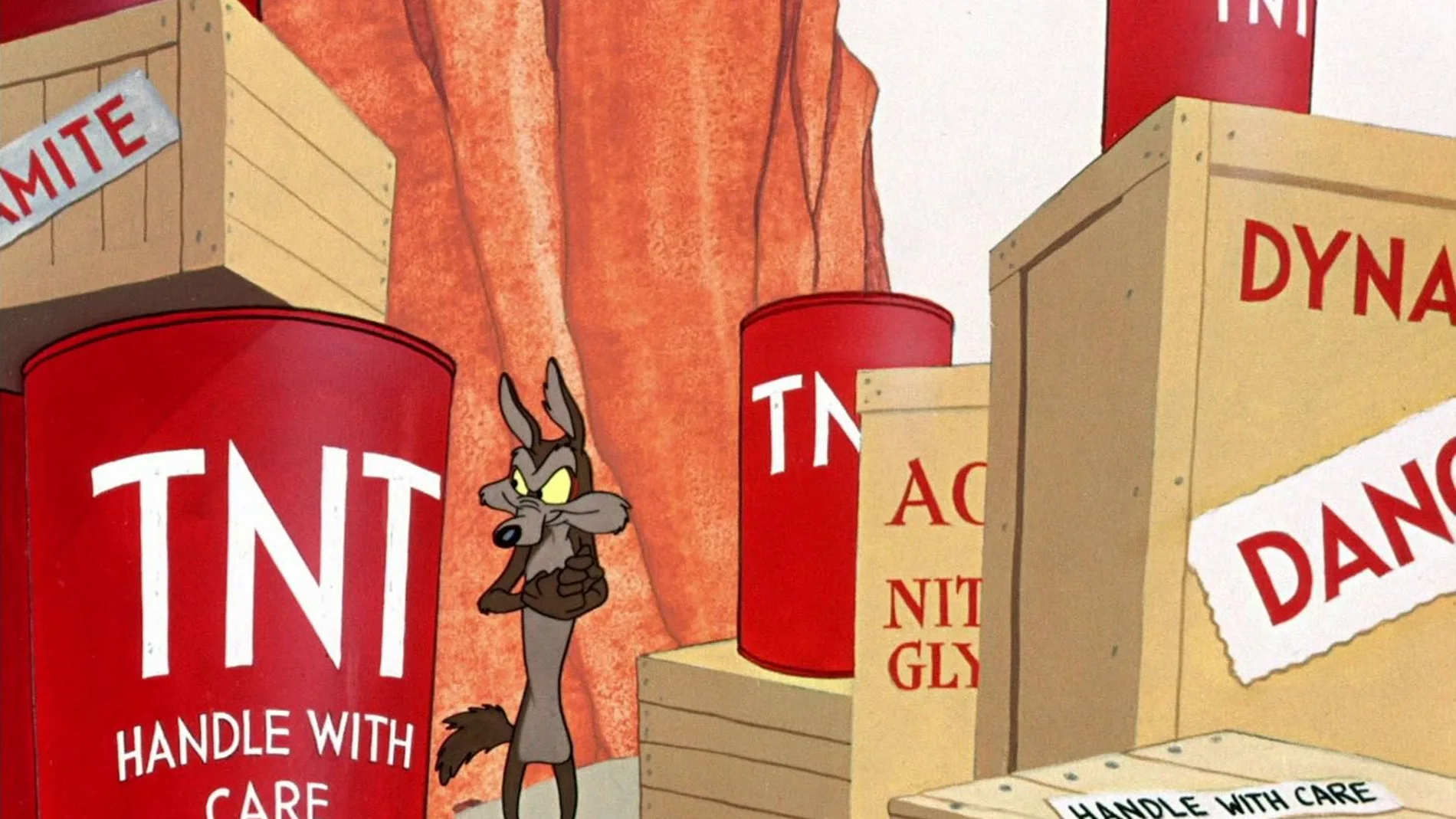 Wile E. Coyote, aquí en una animación clásica, se ha convertido en nuevo icono de la lucha de los artistas contra los estudios