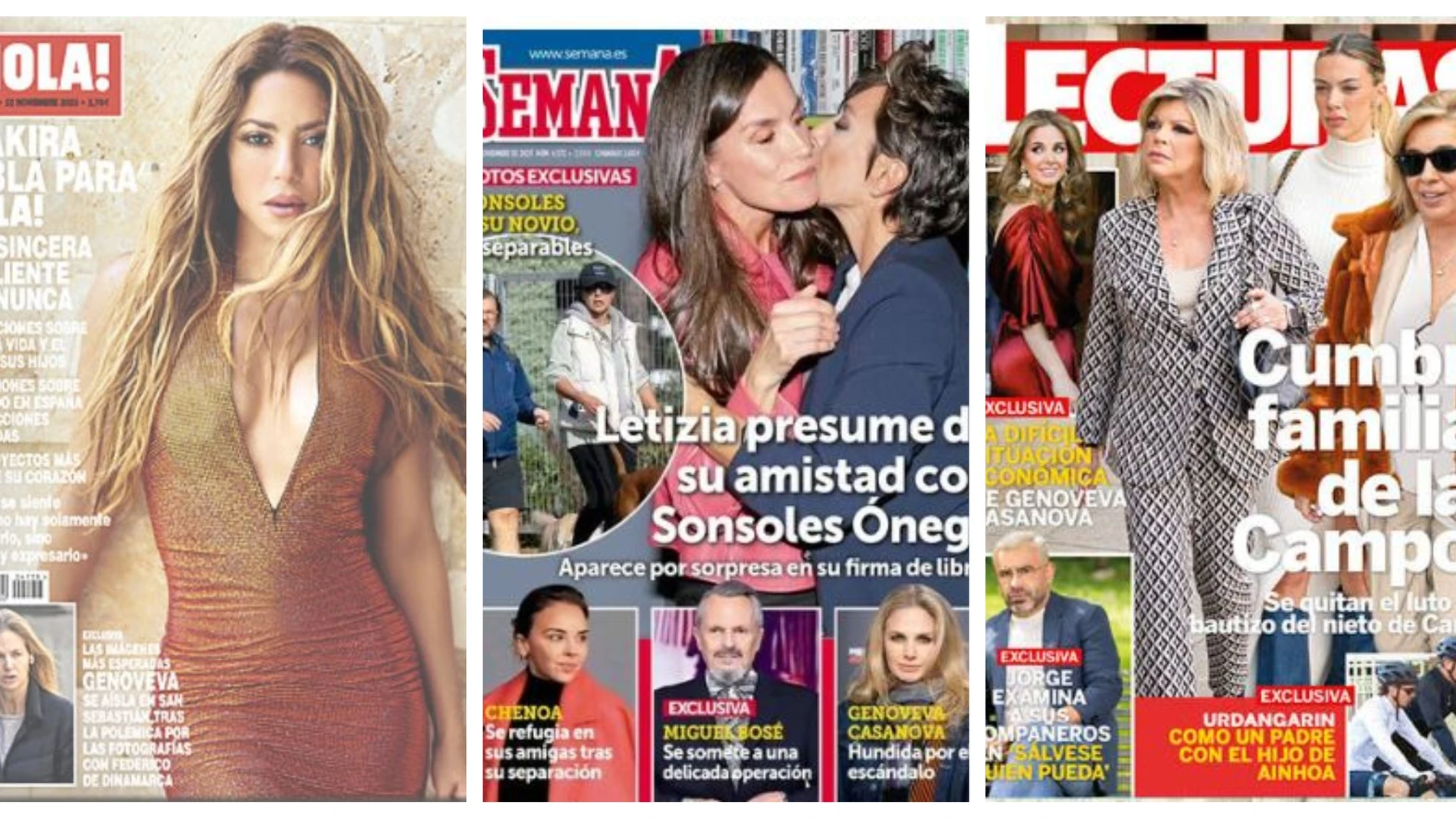 Portadas revistas del corazón 15 noviembre 2023