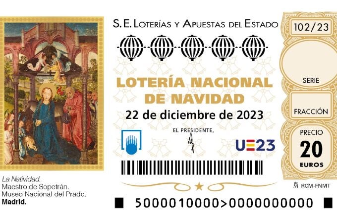 El Sorteo de Lotería de Navidad 2023 repartirá el 22 de diciembre 2.590 millones de euros en premios, 70 millones más