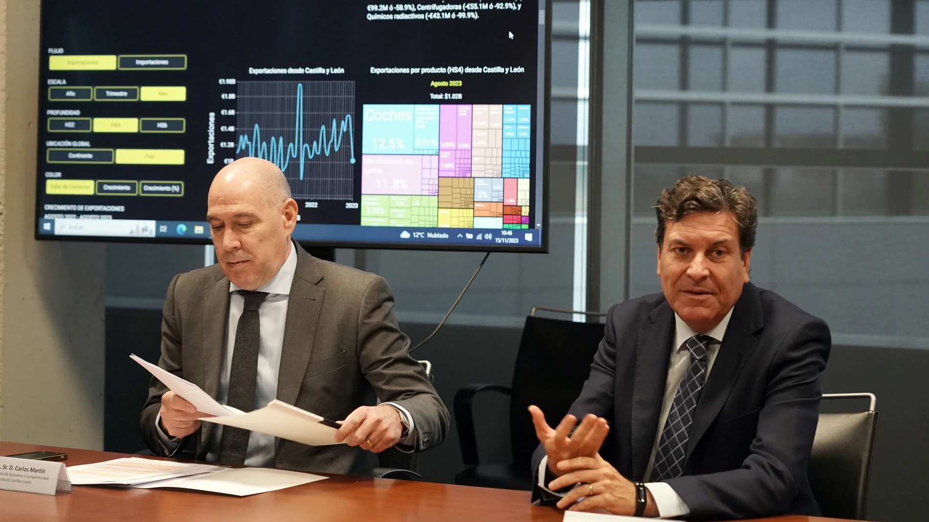 El consejero Carlos Fernández Carriedo hace balance del V Plan de Internacionalización