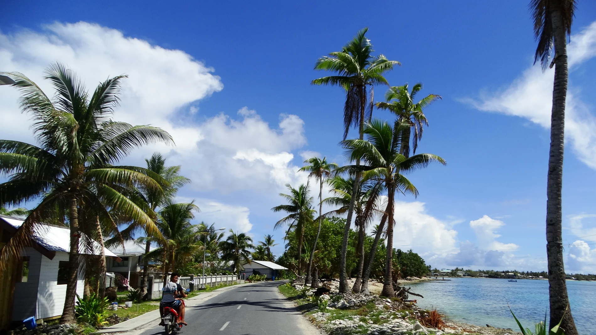 Tuvalu es una nación en el Océano Pacífico, y corre el riesgo de desaparecer por el calentamiento global