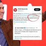 El PSOE de Madrid se equivoca en su tweet sobre Ayuso 