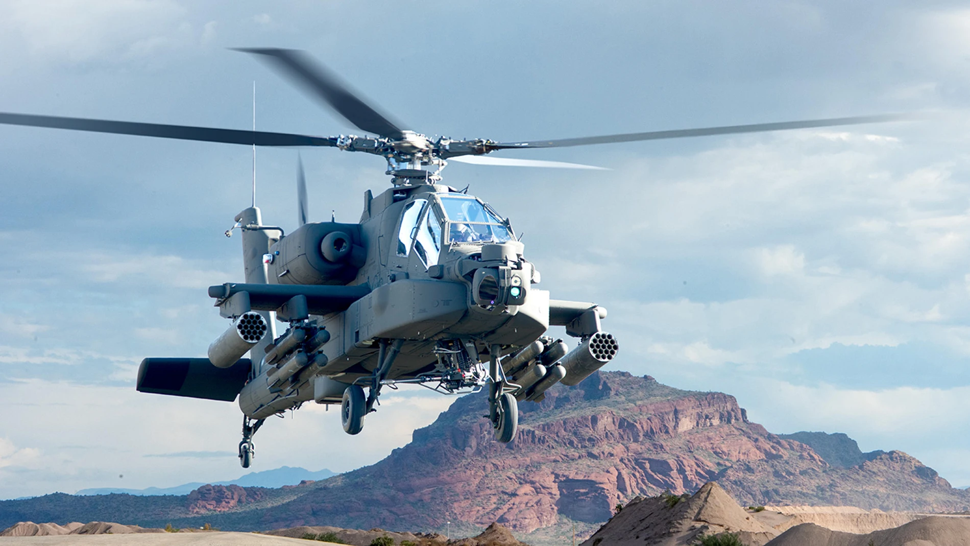 Imagen de un helicóptero Apache AH-64E como el que ha comprado Marruecos