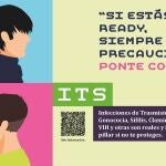 Imagen de la campaña de la Comunidad de Madrid sobre infecciones de transmisión sexual