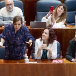 Mónica García en la Asamblea de Madrid