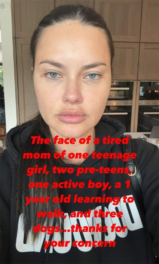 Story de Adriana Lima