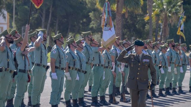 El general Carerras, nuevo jefe de La Legión, apuesta por "la excelencia y la preparación"