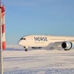 El avión de Norse Atlantic Airways era un Boeing 787 Dreamliner